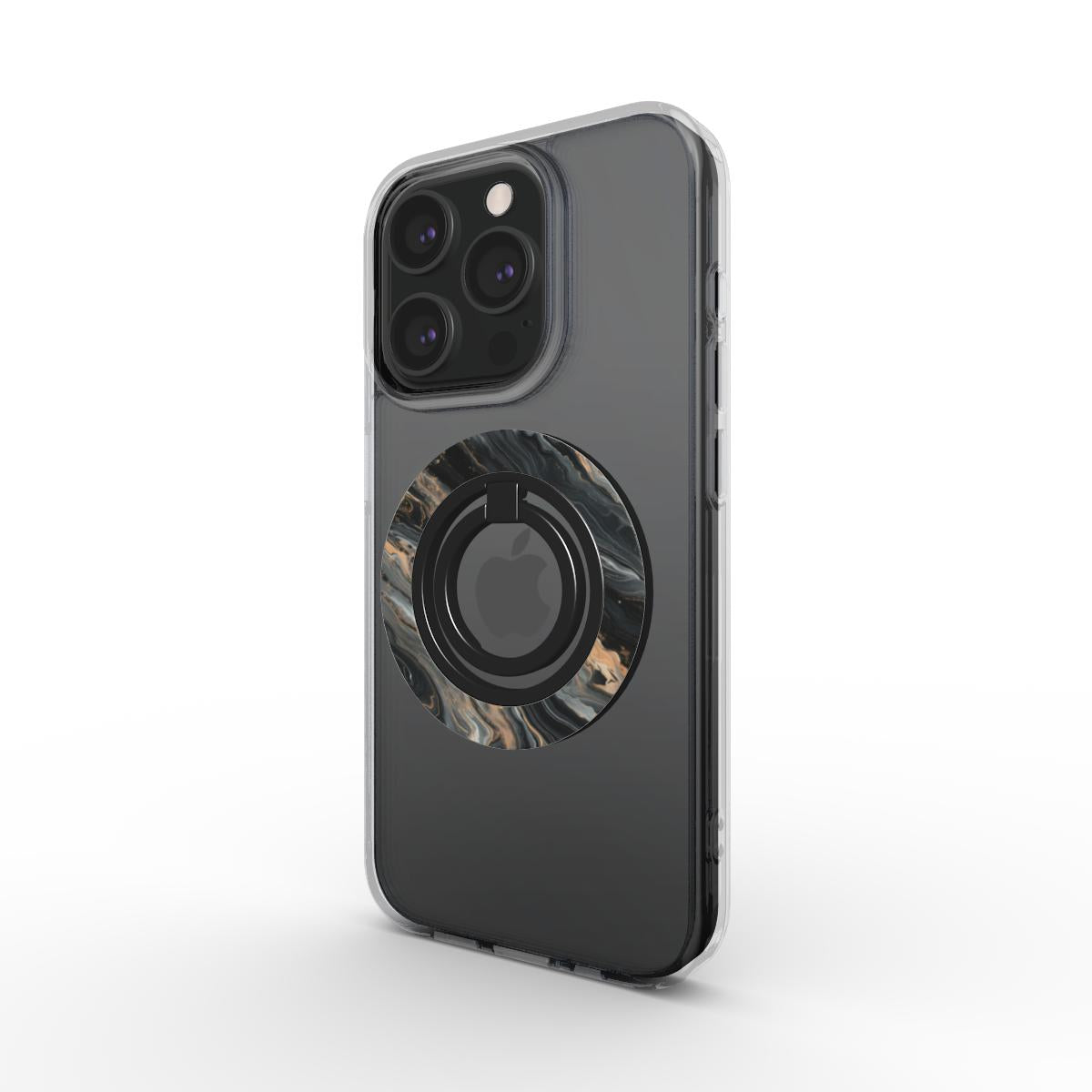 Espresso Swirl Magsafe Ring Magnetic Iphone Grip Stand | Different Angle | Marivor.com