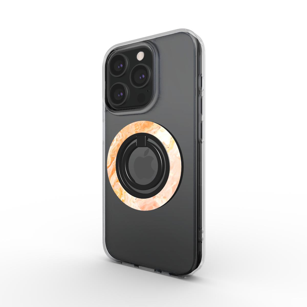 Peach Magsafe Ring Magnetic Iphone Grip Stand | Different Angle | Marivor.com