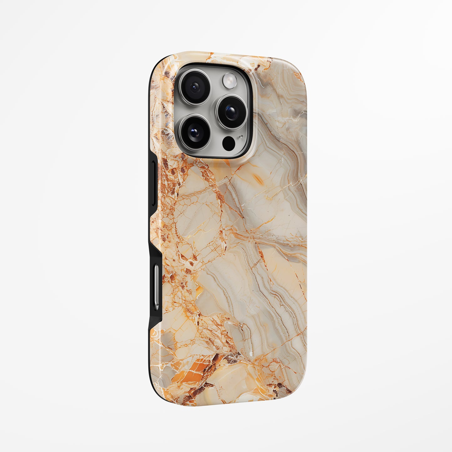 Unlock and capture buttons with Amber Dunes Magsafe Iphone Tough Case by Marivor