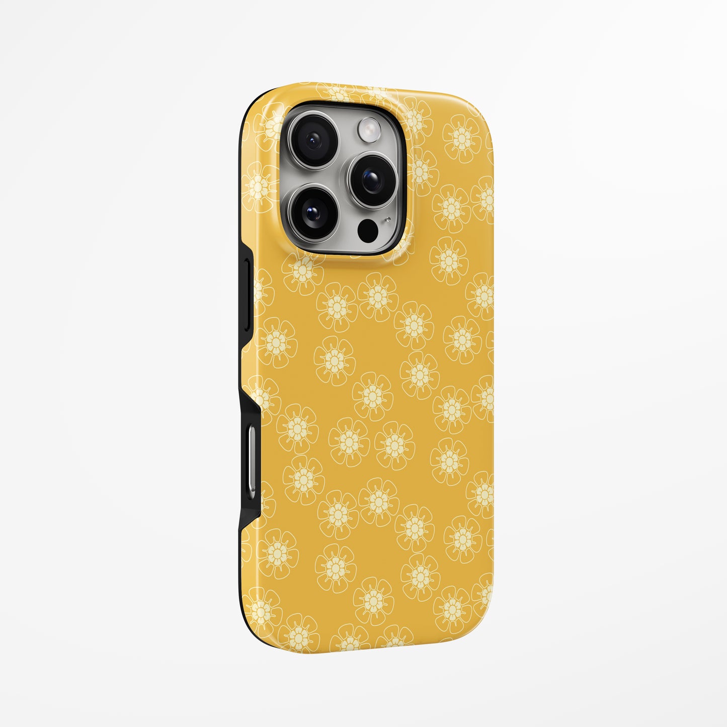 Unlock and capture buttons with Daydream Daisy Magsafe Iphone Tough Case by Marivor