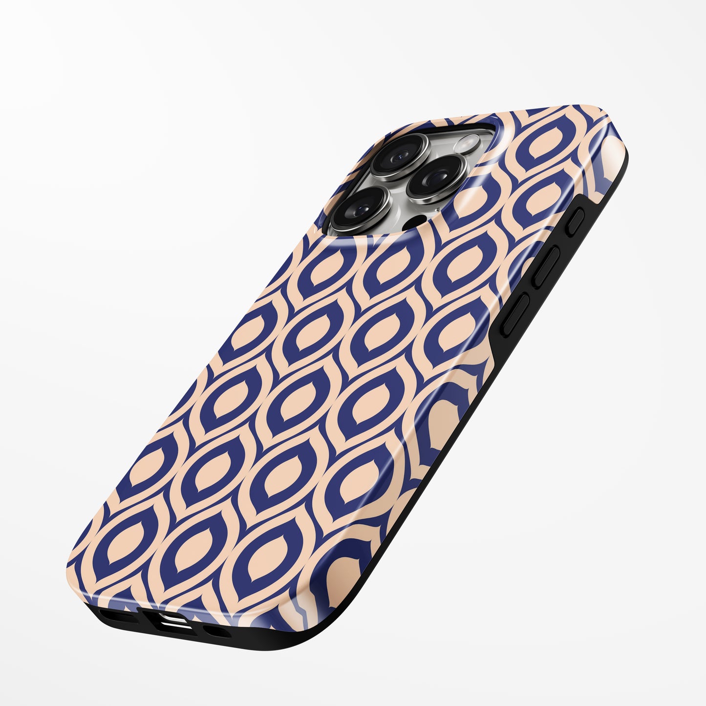 Charging port and volume up/down buttons with Dream Drop Magsafe Tough Iphone Case by Marivor