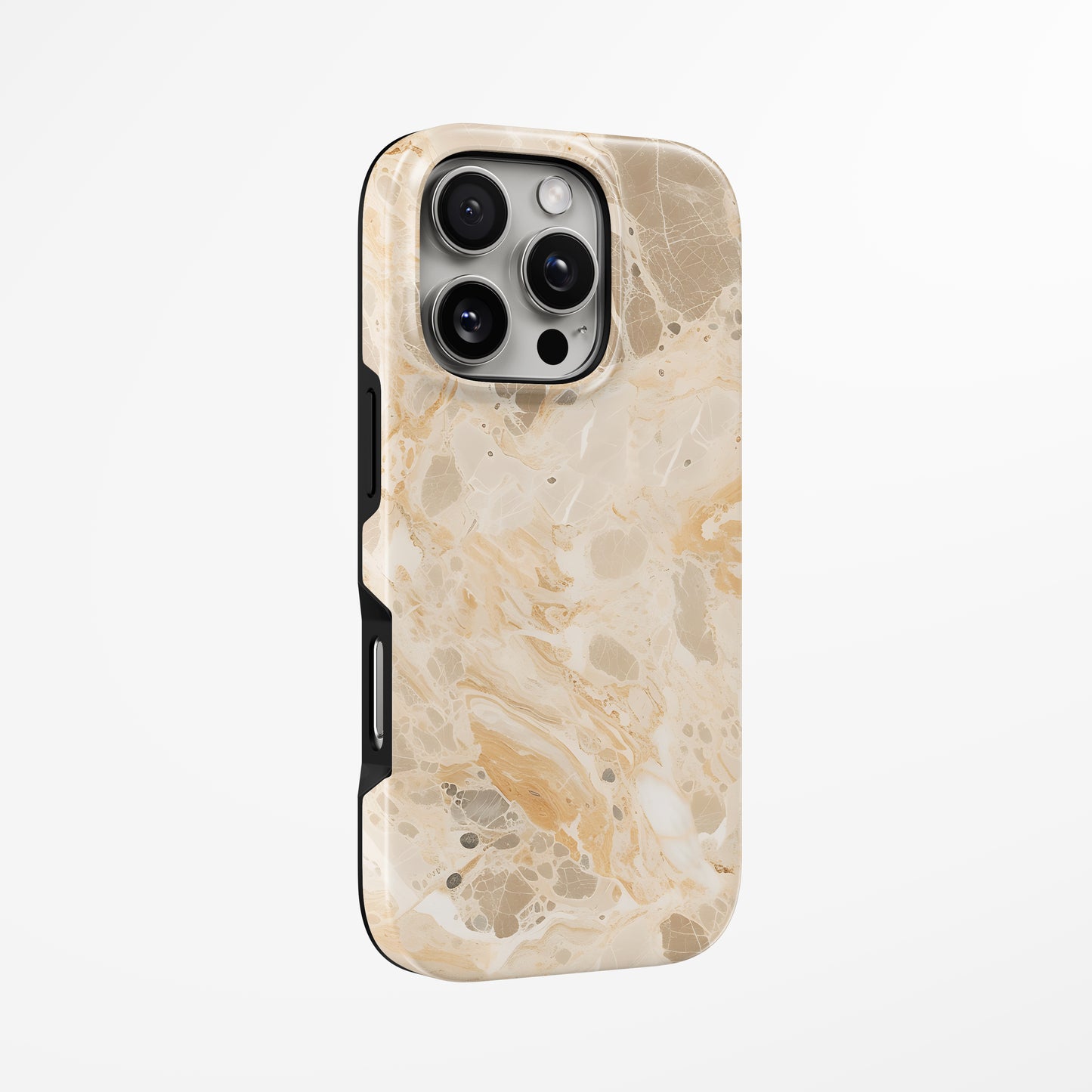 Unlock and capture buttons with Golden Dunes Magsafe Iphone Tough Case by Marivor