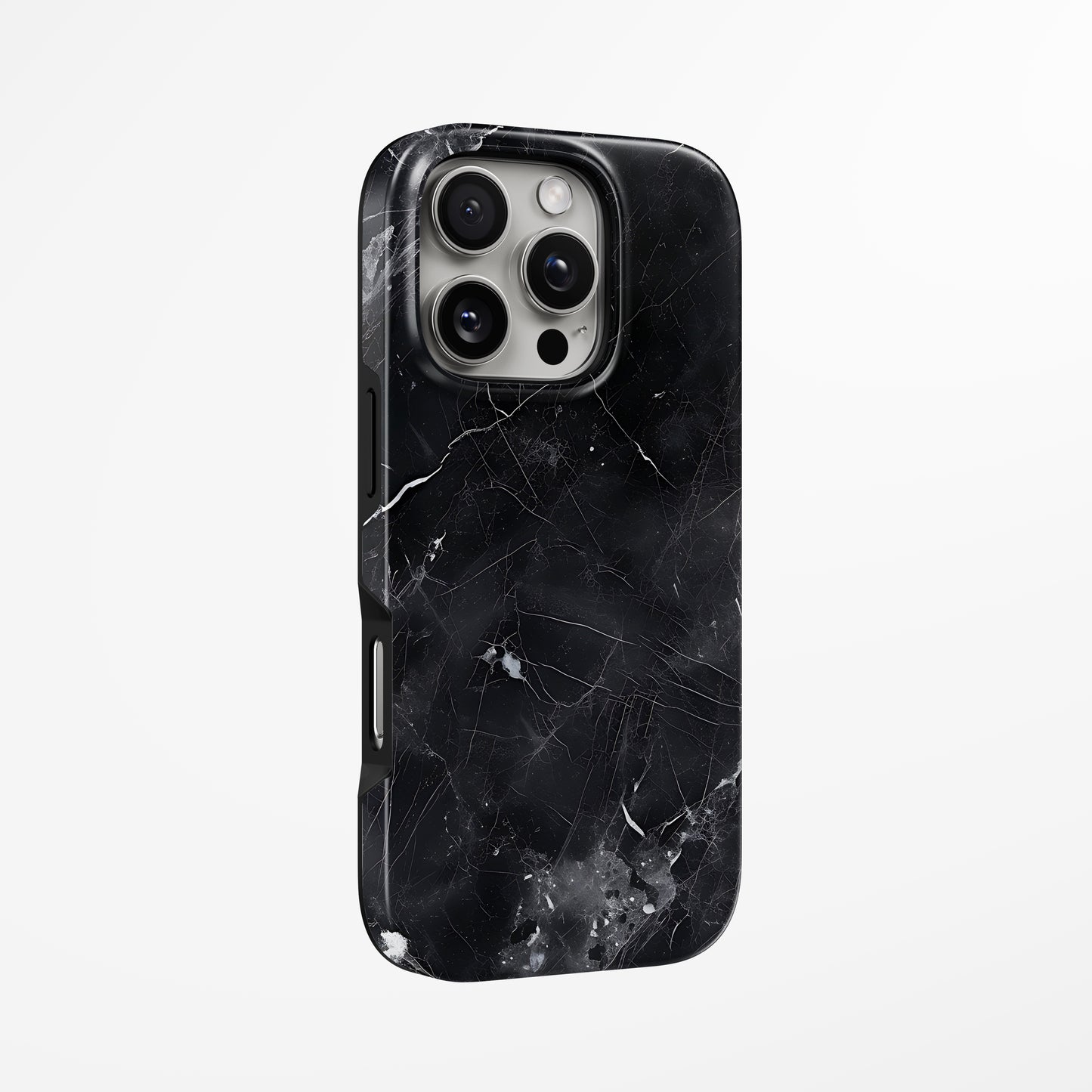 Unlock and capture buttons with Midnight Mistakes Magsafe Iphone Tough Case by Marivor