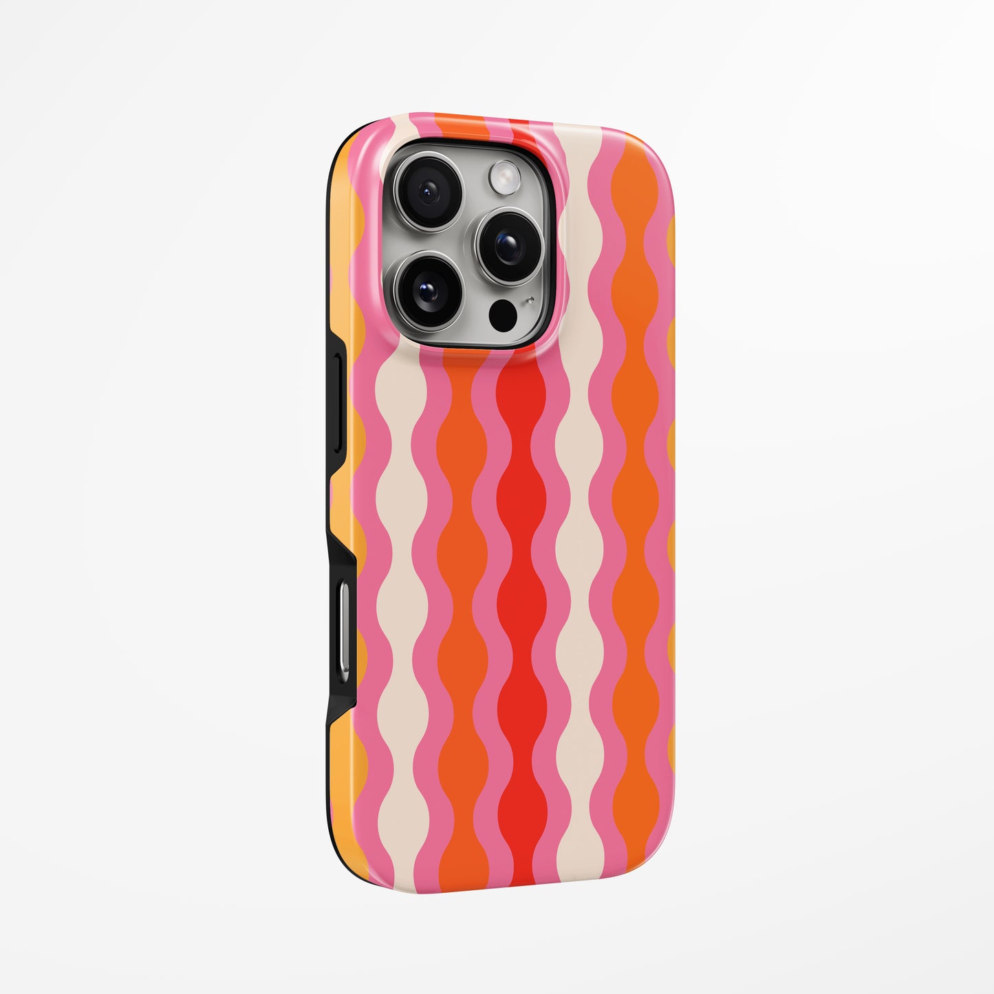 Unlock and capture buttons with Retro Rise Magsafe Tough Iphone Case by Marivor