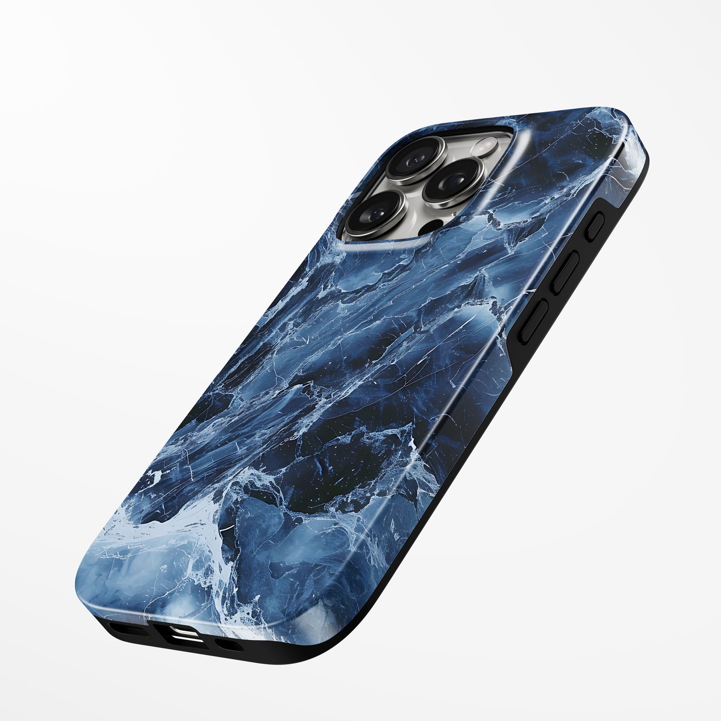 Charging port and volume up/down buttons with  Stellar Depths Magsafe Tough Iphone Case by Marivor