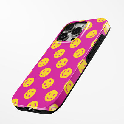 Pink sarcasm iPhone tough case