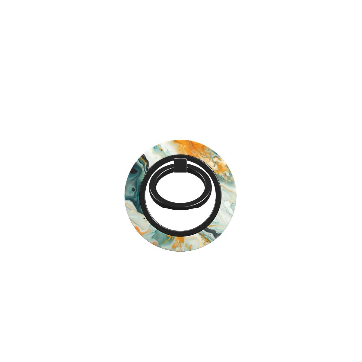 Front view of multicolor Solar Storm MagSafe Ring – Magnetic iPhone Grip & Stand by Marivor