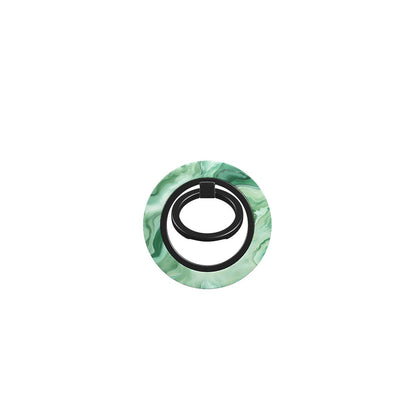 Front view of  Emerald Flow MagSafe Ring – Magnetic iPhone Grip & Stand by Marivor