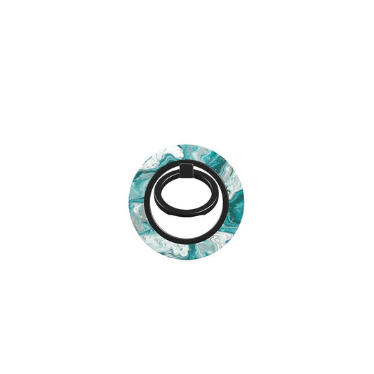 Silver & Turquoise Stream MagSafe Ring – Magnetic iPhone Grip & Stand |  |  | Marivor.com