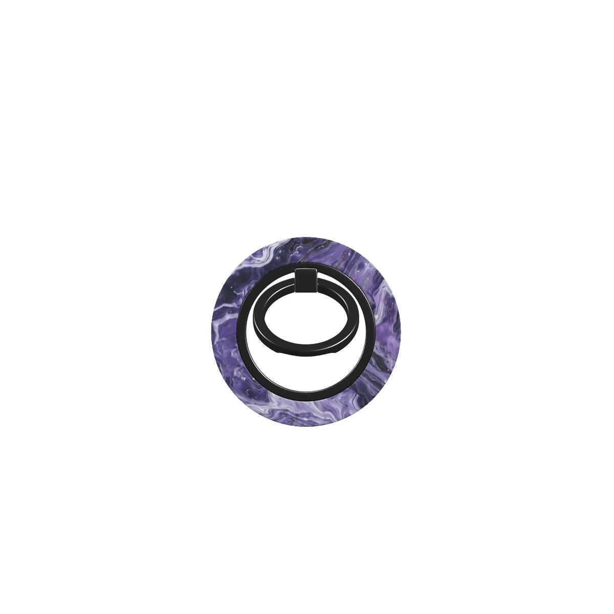 Front view of purple Amethyst Galaxy MagSafe Ring – Magnetic iPhone Grip & Stand by Marivor