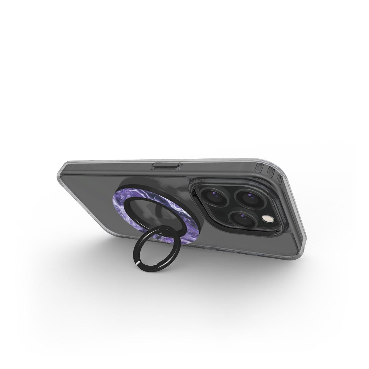 Amethyst Galaxy Magsafe Ring Magnetic Iphone Grip Stand | Another Perspective | Marivor.com