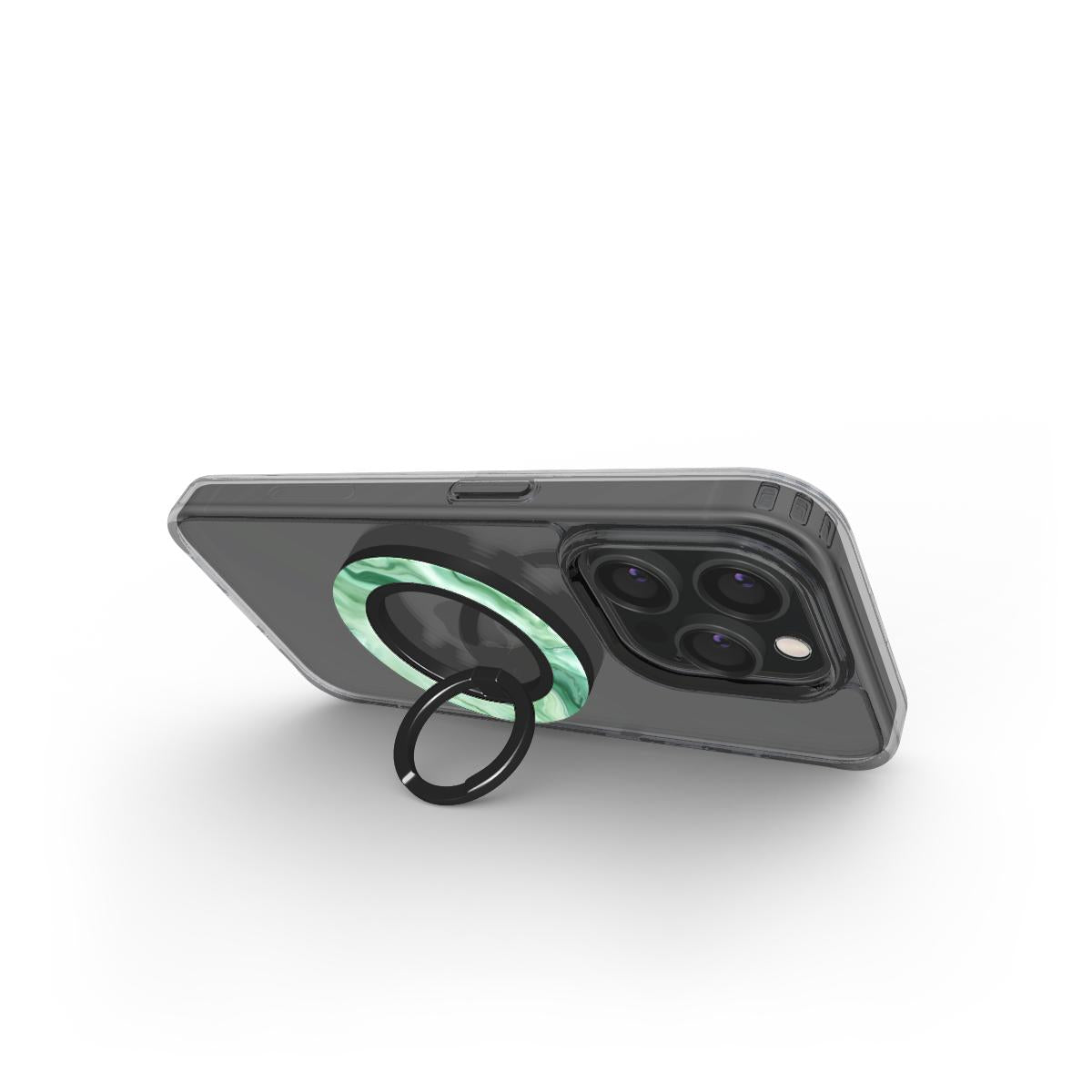 Emerald Flow Magsafe Ring Magnetic Iphone Grip Stand | Another Perspective | Marivor.com
