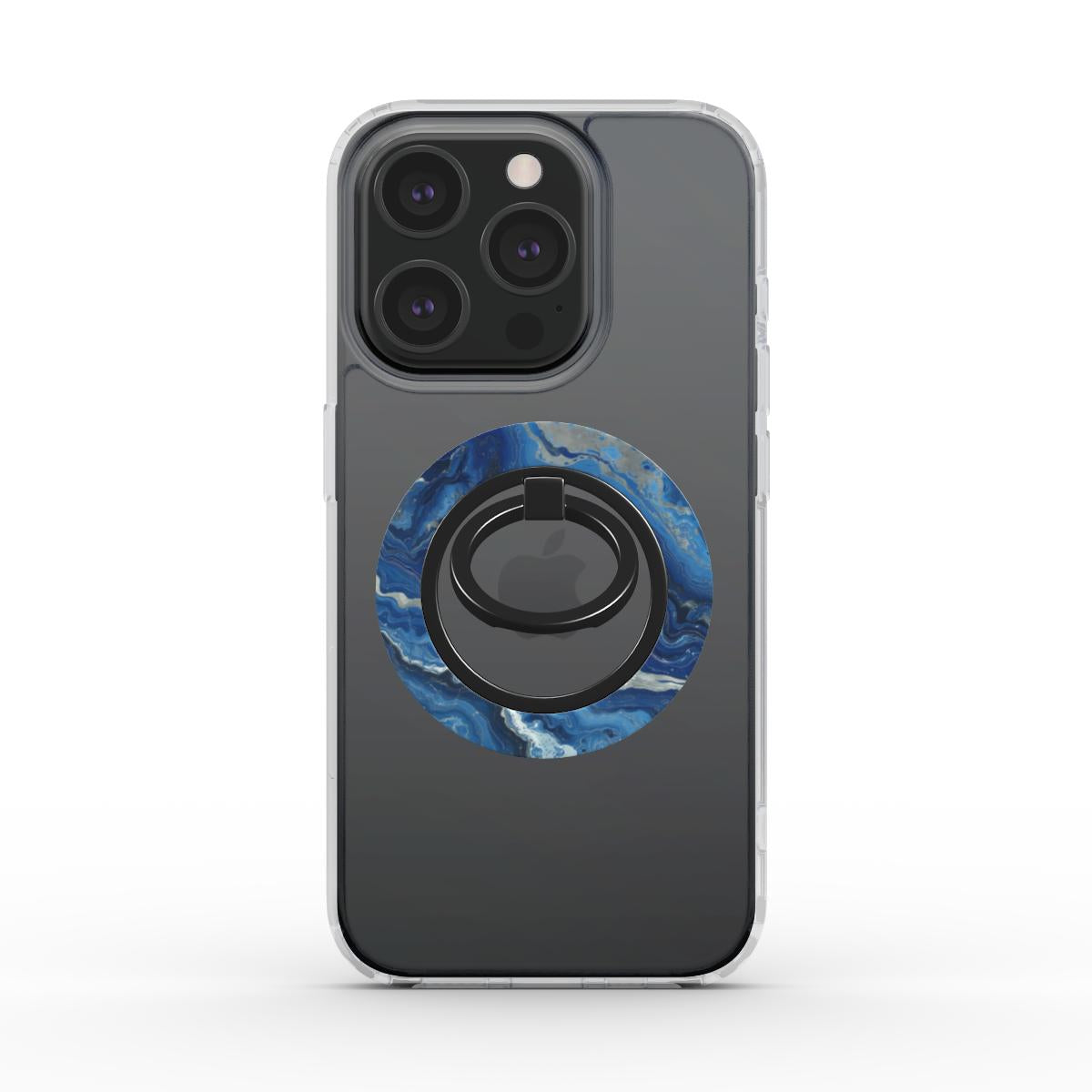 Unlock and capture buttons with  Deep Horizon Magsafe Ring Magnetic Iphone Grip Stand by Marivor