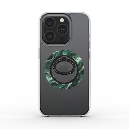 Unlock and capture buttons with  Jade Storm Magsafe Ring Magnetic Iphone Grip Stand by Marivor