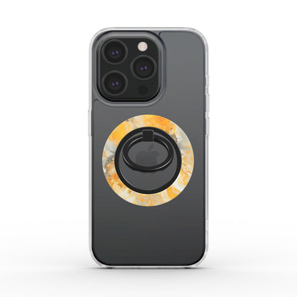 Unlock and capture buttons with  Honey Flow Magsafe Ring Magnetic Iphone Grip Stand by Marivor