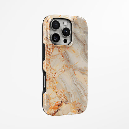 Unlock and capture buttons with  Amber Dunes Magsafe Iphone Tough Case by Marivor