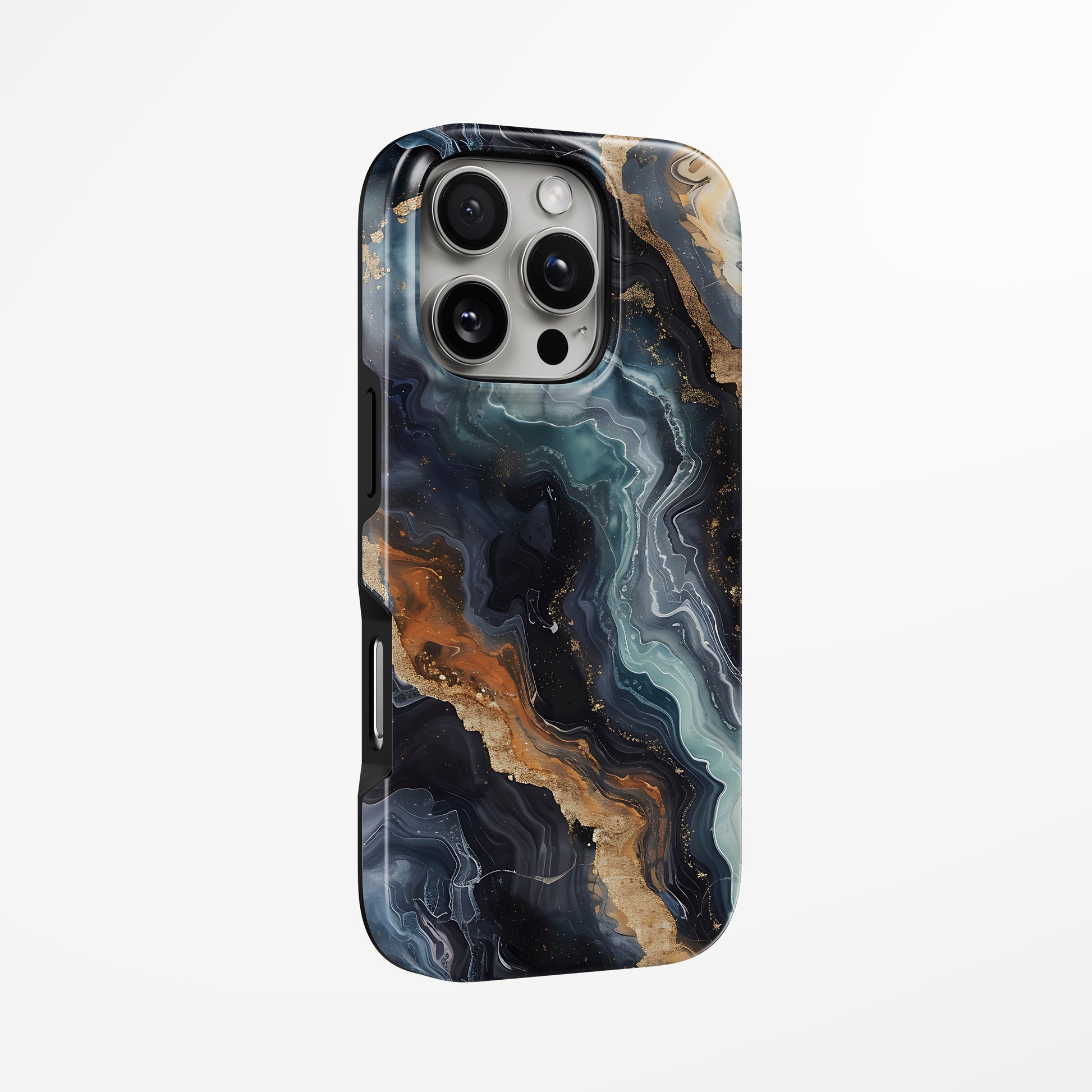 Unlock and capture buttons with  Auric Depths Magsafe Iphone Tough Case by Marivor