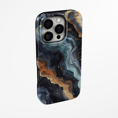 Charging port and volume up/down buttons with  Auric Depths Magsafe Iphone Tough Case by Marivor