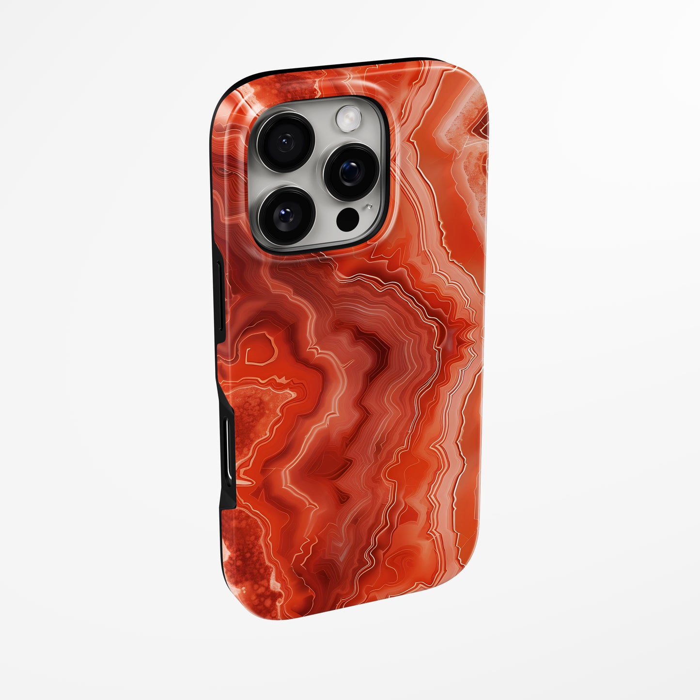 Side view of shell cover with design of  Magsafe Tough Phone Case by Marivor