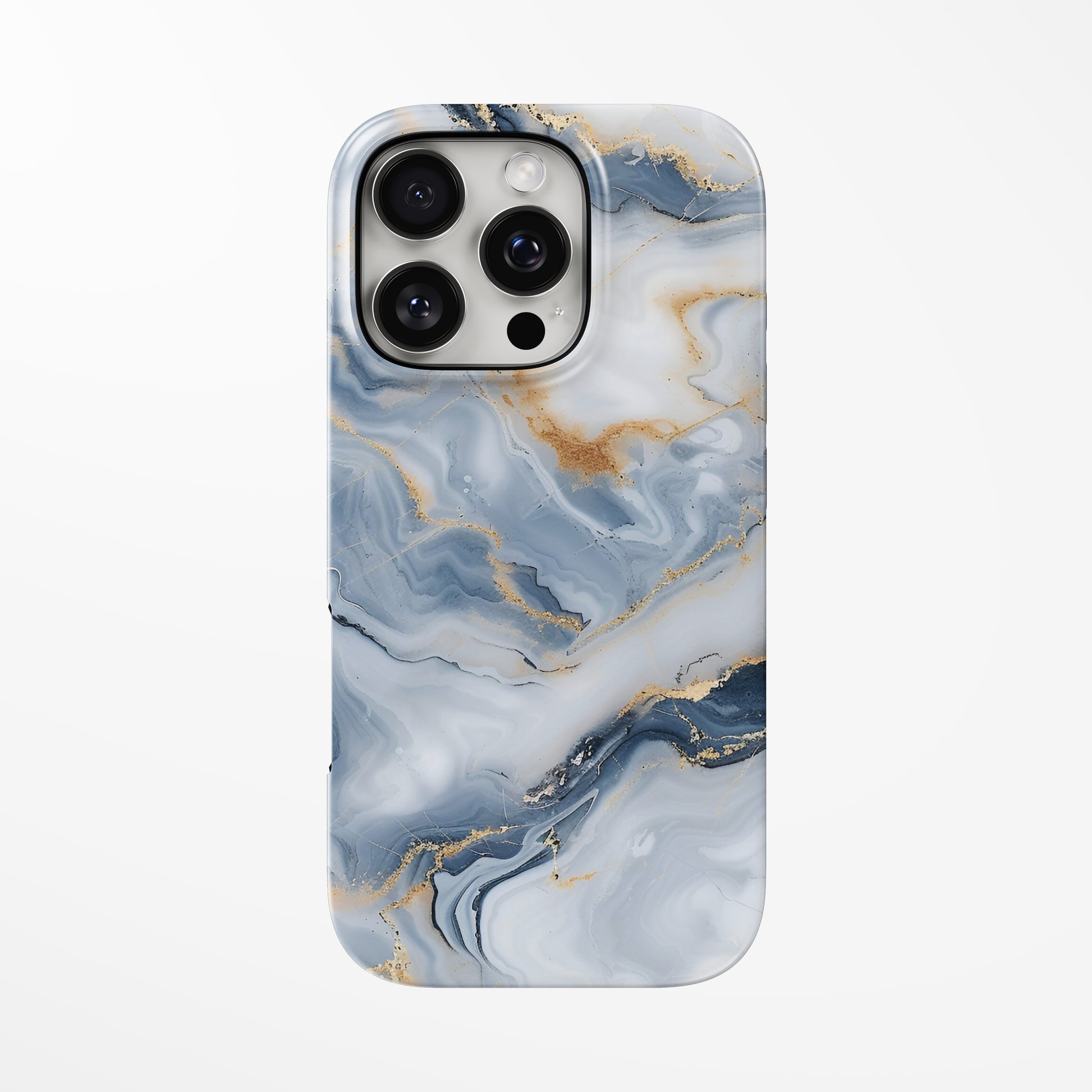 Front view of light-blue Celestial Drift MagSafe iPhone Tough Case by Marivor