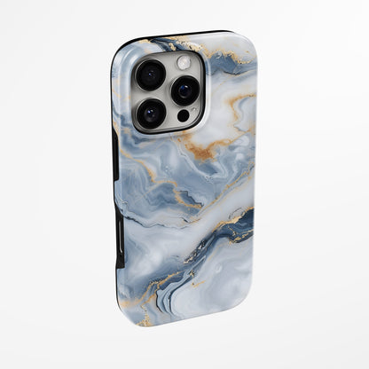 Side view of shell cover with design of  Celestial Drift by Marivor