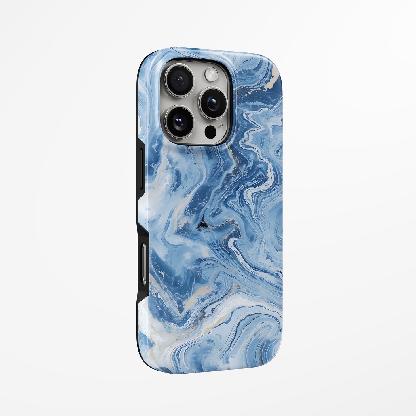 Unlock and capture buttons with  Celestial Wave Magsafe Iphone Tough Case by Marivor