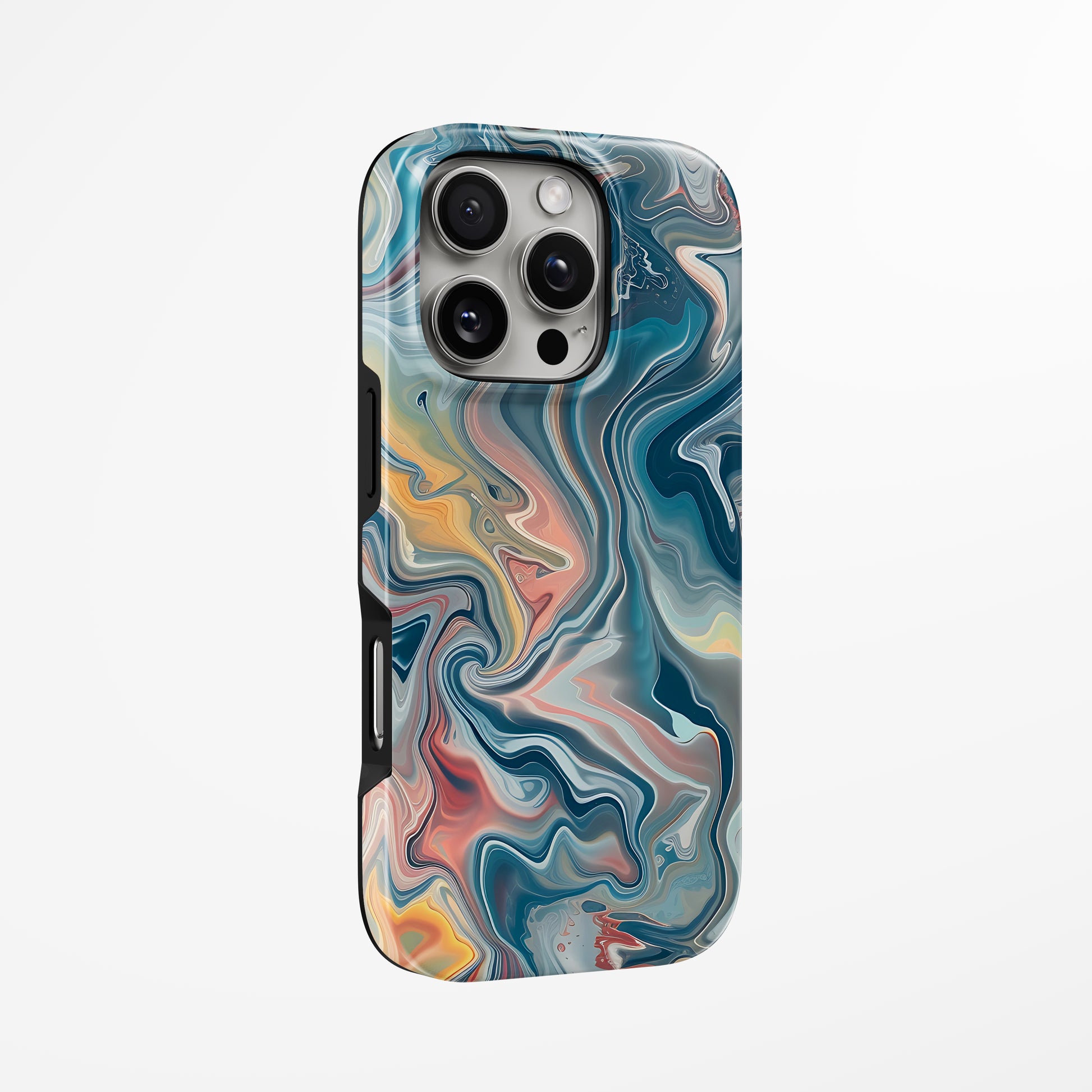 Unlock and capture buttons with  Colorwave Magsafe Tough Iphone Case by Marivor