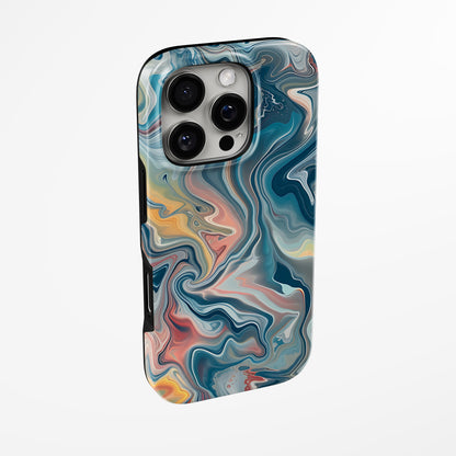Charging port and volume up/down buttons with  Colorwave Magsafe Tough Iphone Case by Marivor