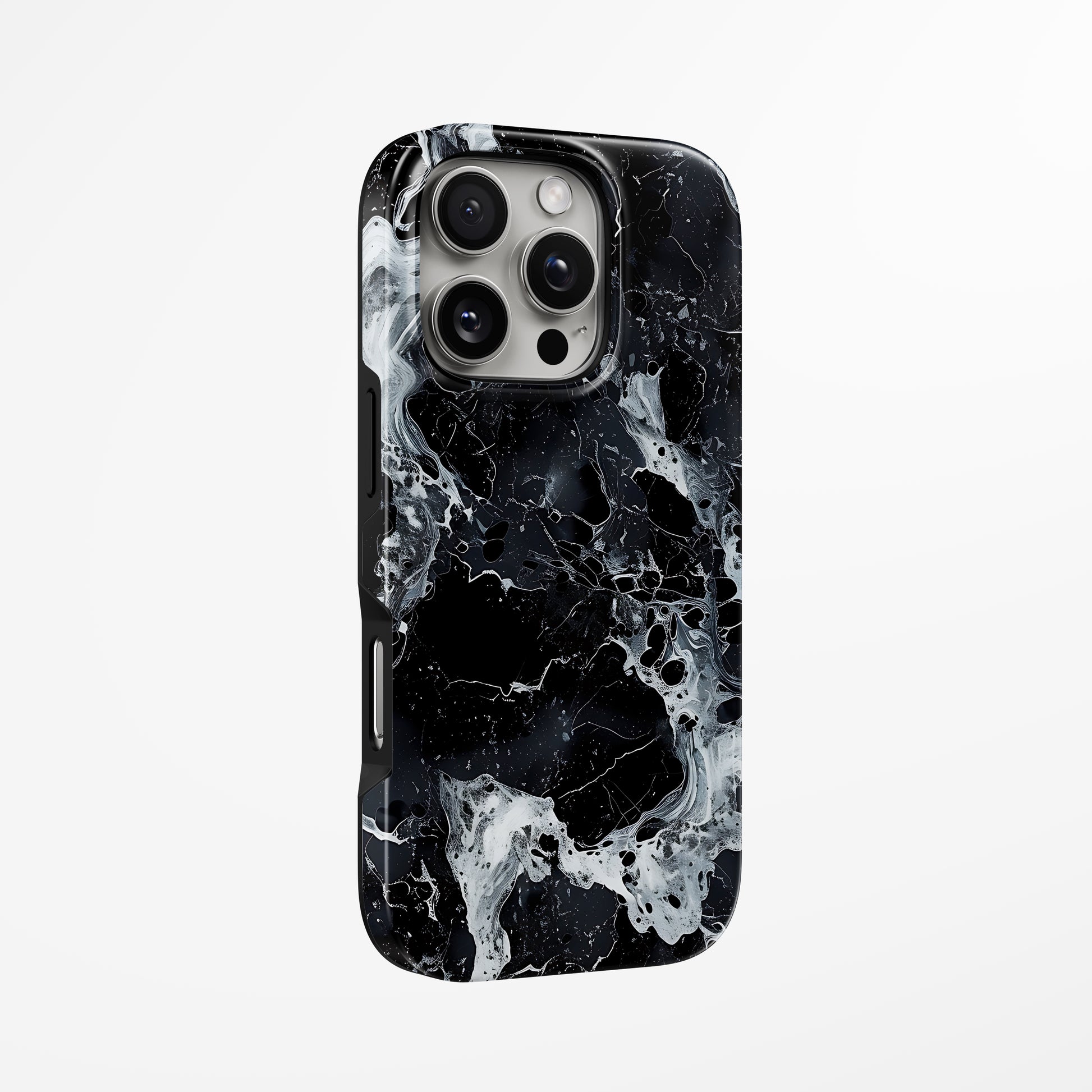 Unlock and capture buttons with  Cosmic Surge Magsafe Iphone Tough Case by Marivor