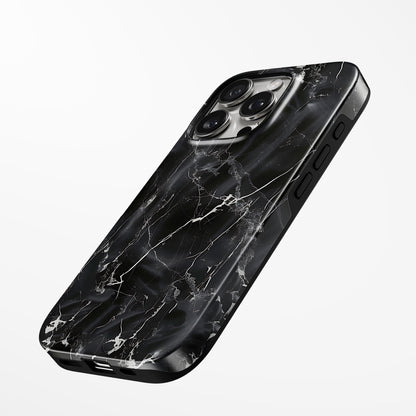 Charging port and volume up/down buttons with  Cosmic Veins Magsafe Iphone Tough Case by Marivor