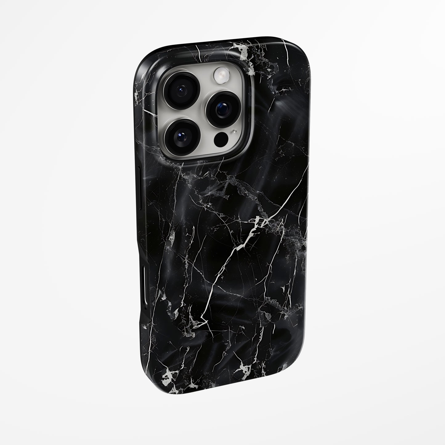 Side view of shell cover with design of  Cosmic Veins Magsafe Iphone Tough Case by Marivor