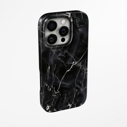 Side view of shell cover with design of  Cosmic Veins Magsafe Iphone Tough Case by Marivor
