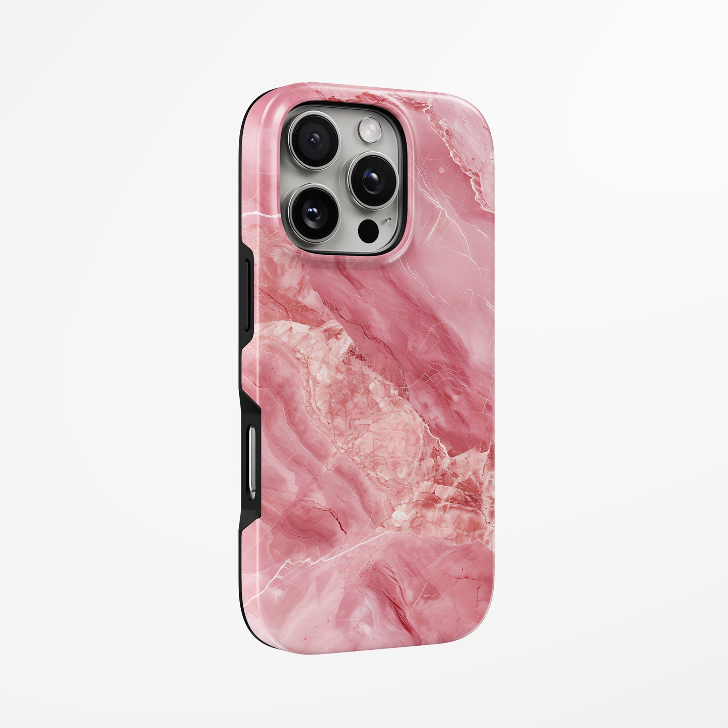 Unlock and capture buttons with  Crimson Quartz Iphone Tough Case by Marivor
