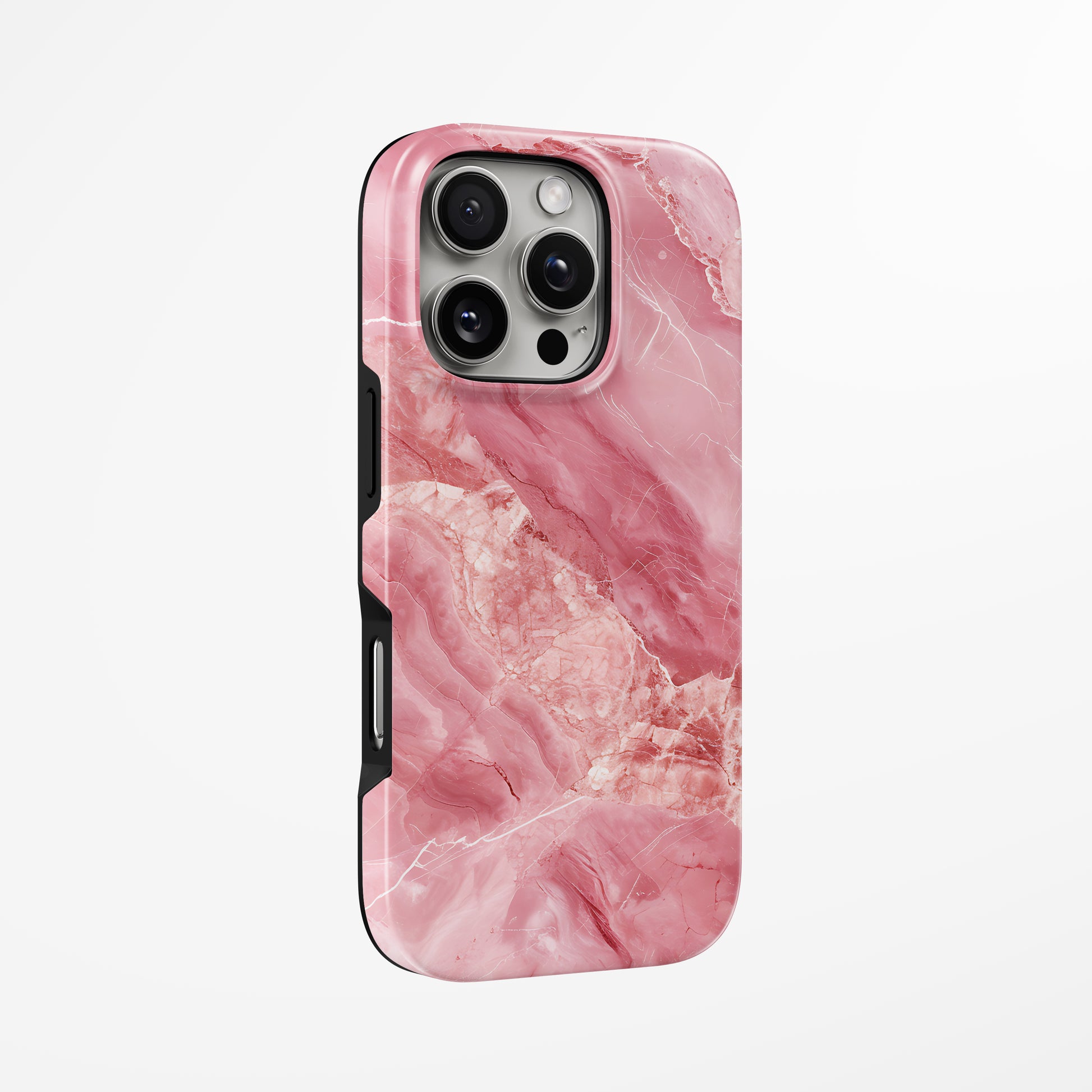 Unlock and capture buttons with  Crimson Quartz Iphone Tough Case by Marivor