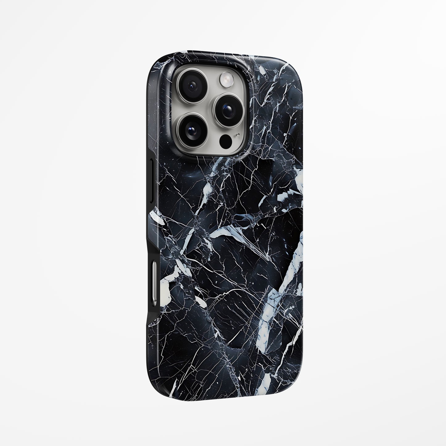 Unlock and capture buttons with  Dark Shard Magsafe Iphone Tough Case by Marivor