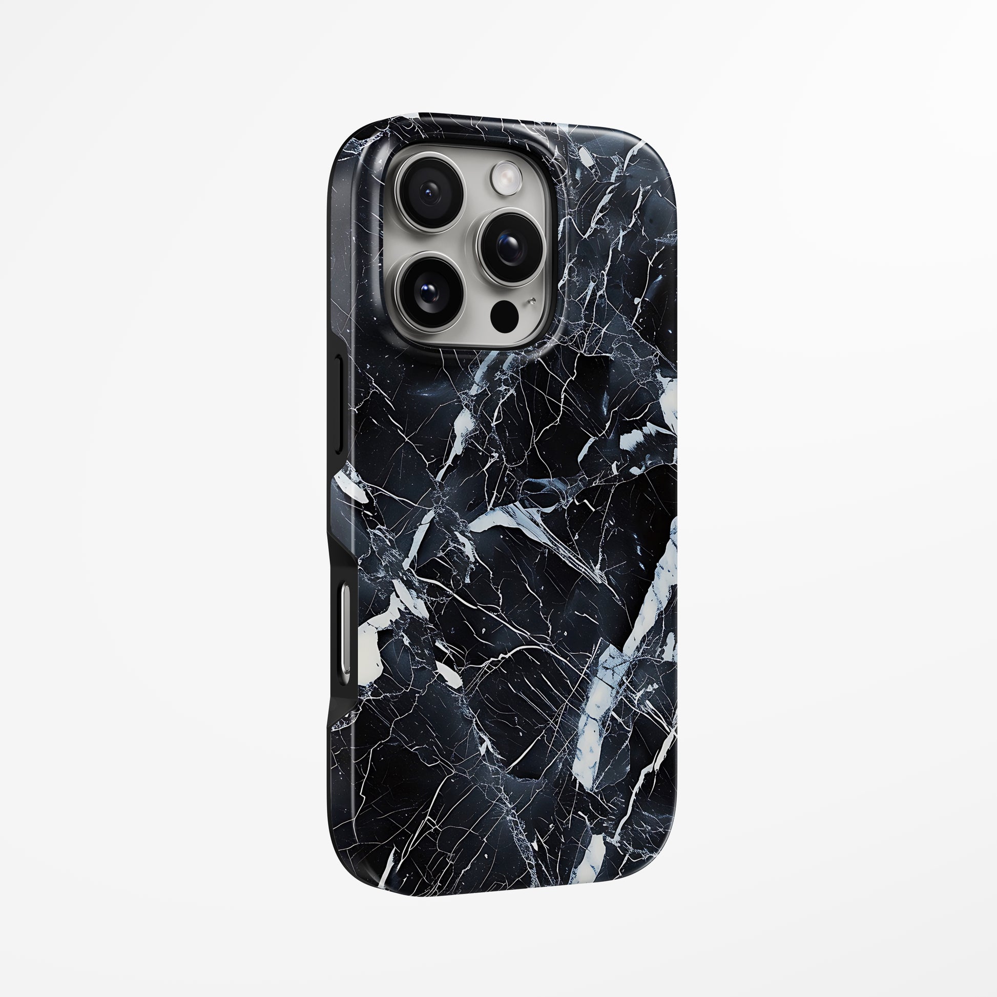 Unlock and capture buttons with  Dark Shard Magsafe Iphone Tough Case by Marivor