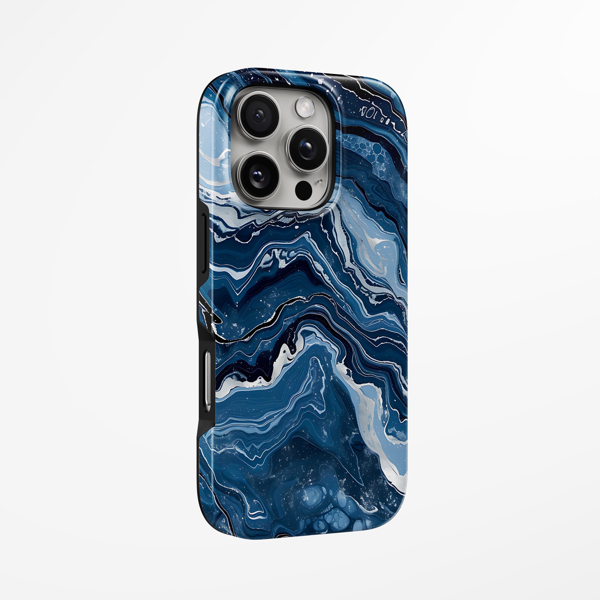 Unlock and capture buttons with  Deep Horizon Magsafe Tough Iphone Case by Marivor