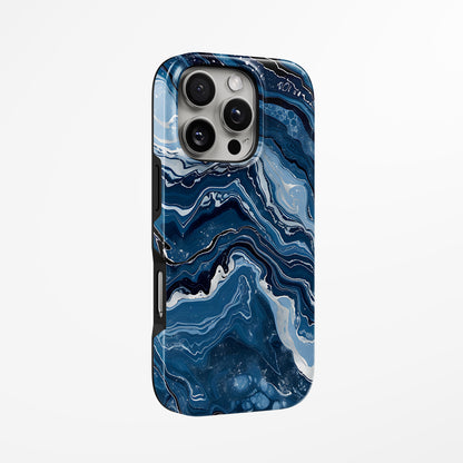 Unlock and capture buttons with  Deep Horizon Magsafe Tough Iphone Case by Marivor