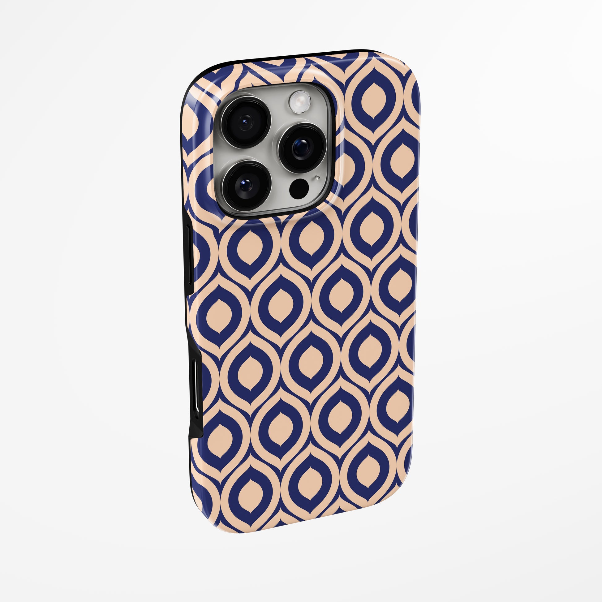Side view of shell cover with design of  Dream Drop Magsafe Tough Iphone Case by Marivor