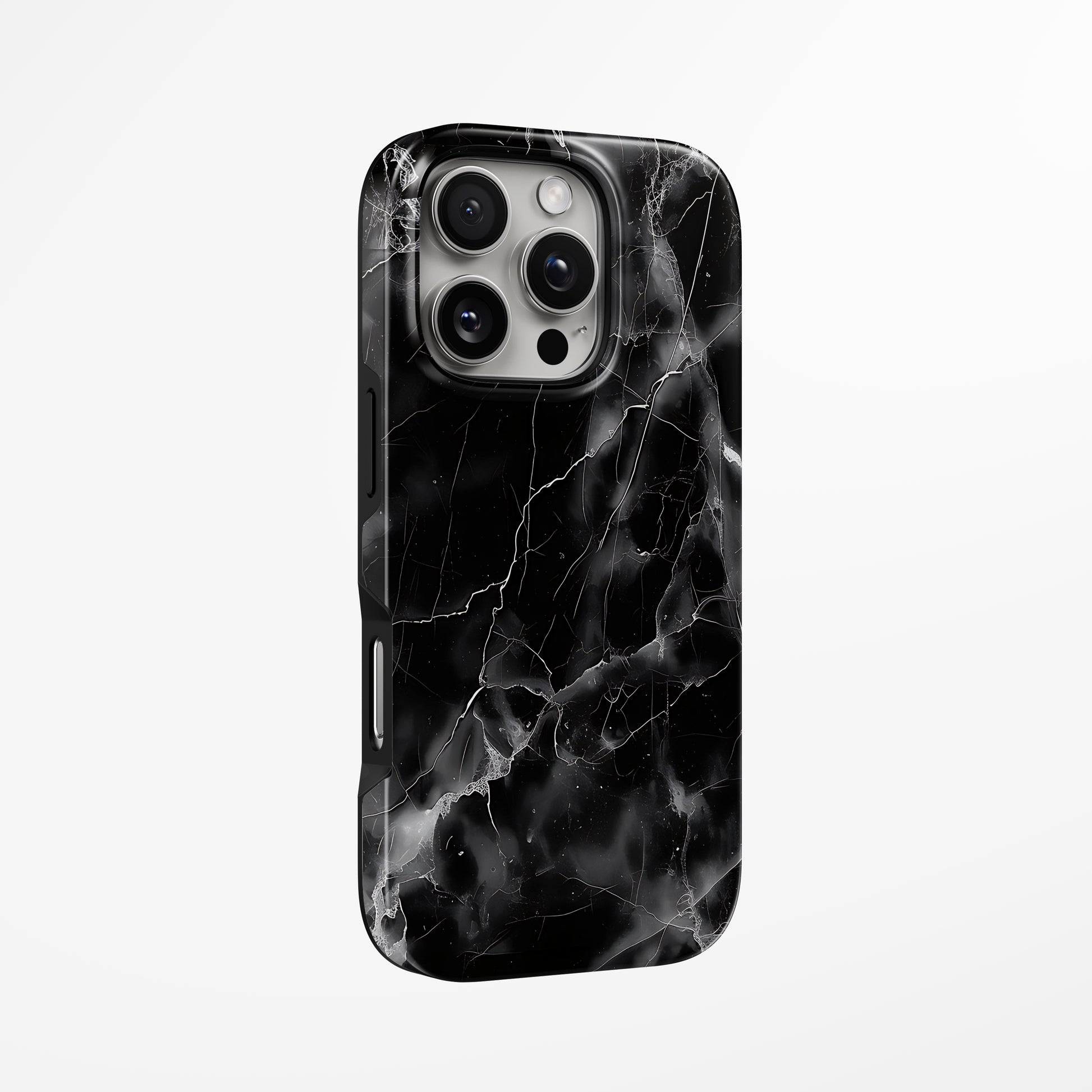 Unlock and capture buttons with  Eclipse Vein Magsafe Iphone Tough Case by Marivor