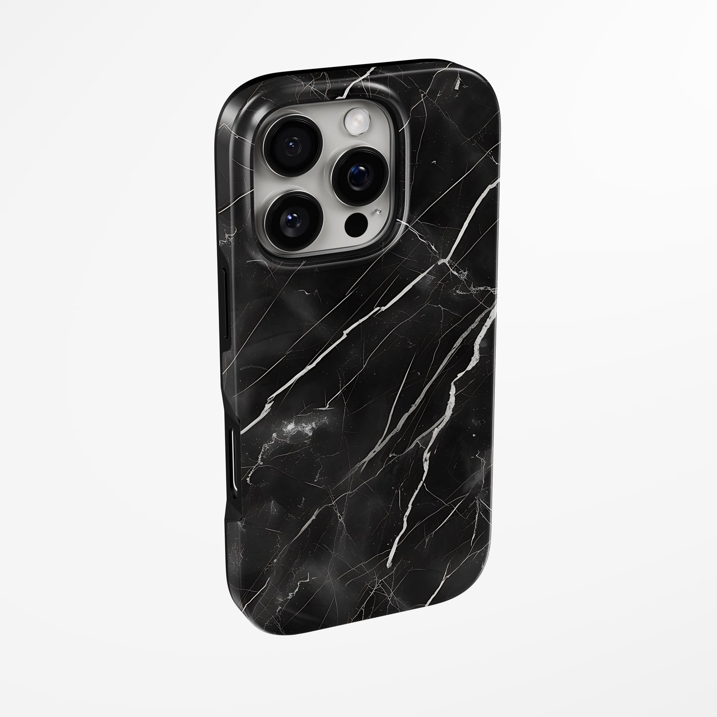 Side view of shell cover with design of  Eternal Night Magsafe Iphone Tough Case by Marivor
