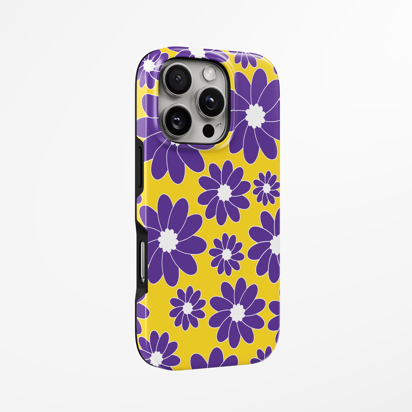 Unlock and capture buttons with  Flora Pop Magsafe Iphone Tough Case by Marivor