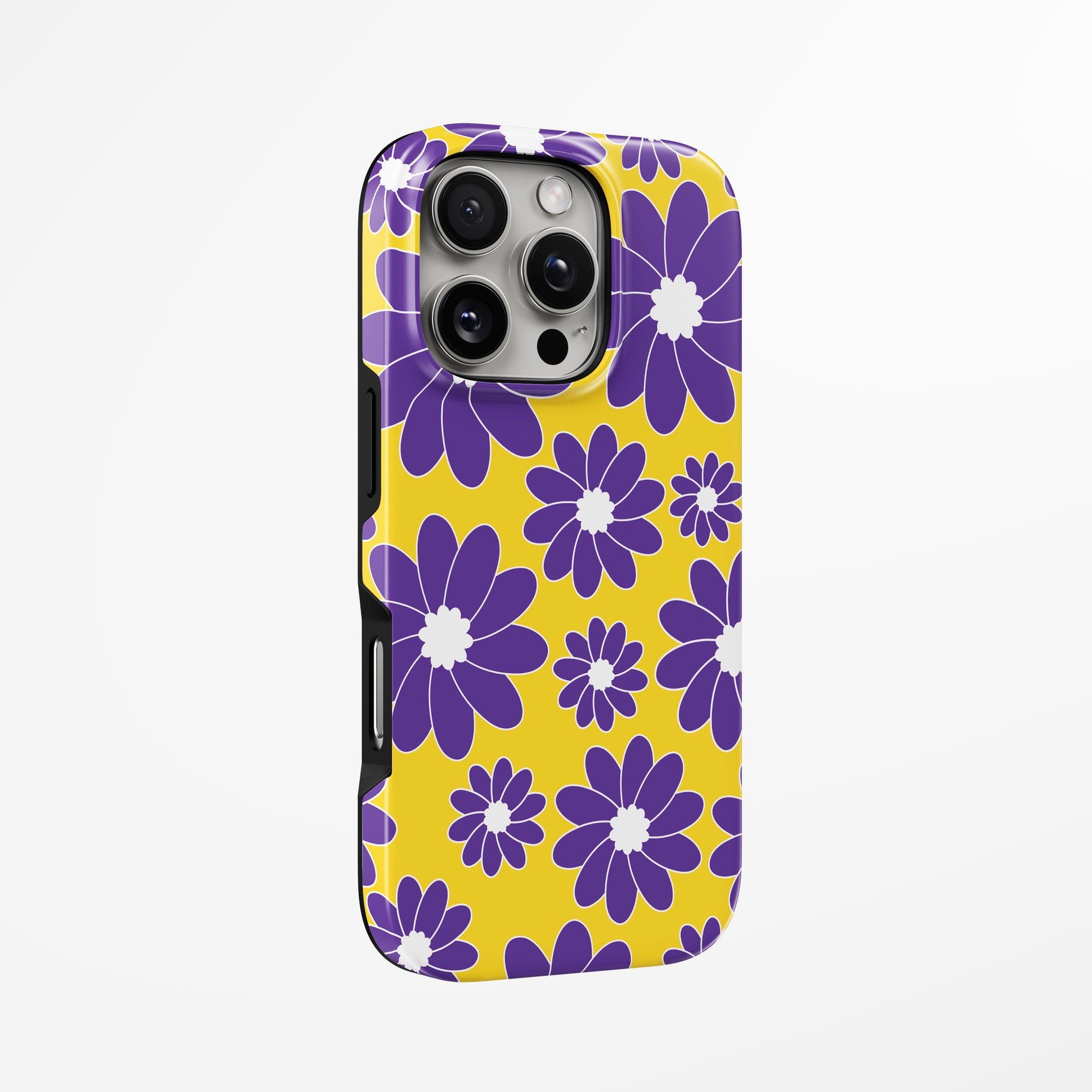 Unlock and capture buttons with  Flora Pop Magsafe Iphone Tough Case by Marivor