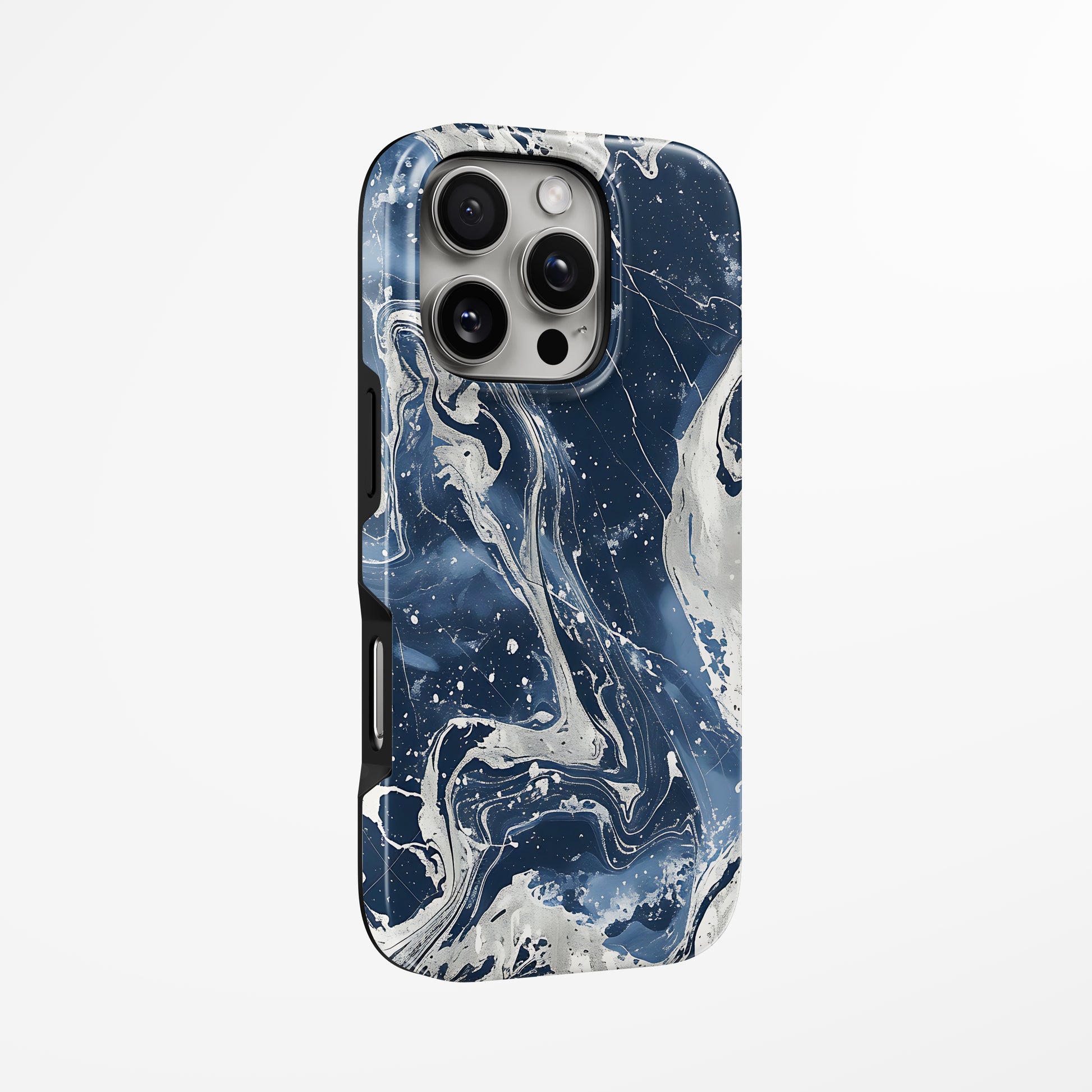 Unlock and capture buttons with  Frosted Cosmos Magsafe Tough Iphone Case by Marivor