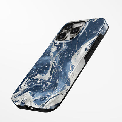 Charging port and volume up/down buttons with  Frosted Cosmos Magsafe Tough Iphone Case by Marivor