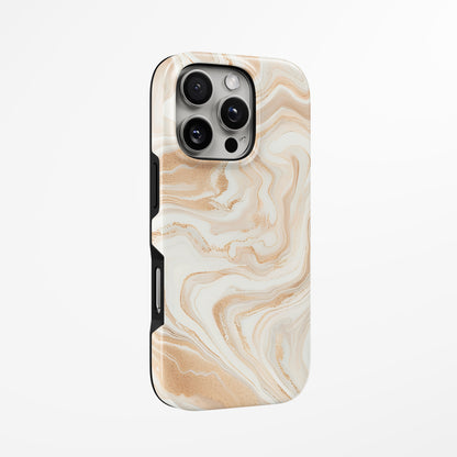 Unlock and capture buttons with  Golden Sandstone Flow Case by Marivor