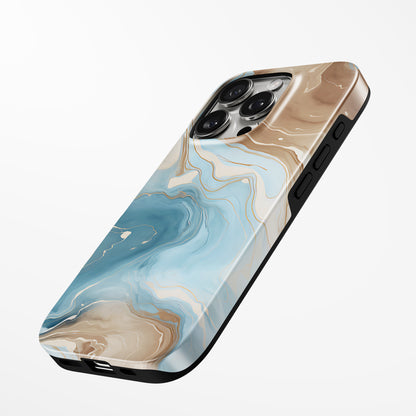 Charging port and volume up/down buttons with  Harmony Of Earth Sky Magsafe Iphone Tough Case by Marivor