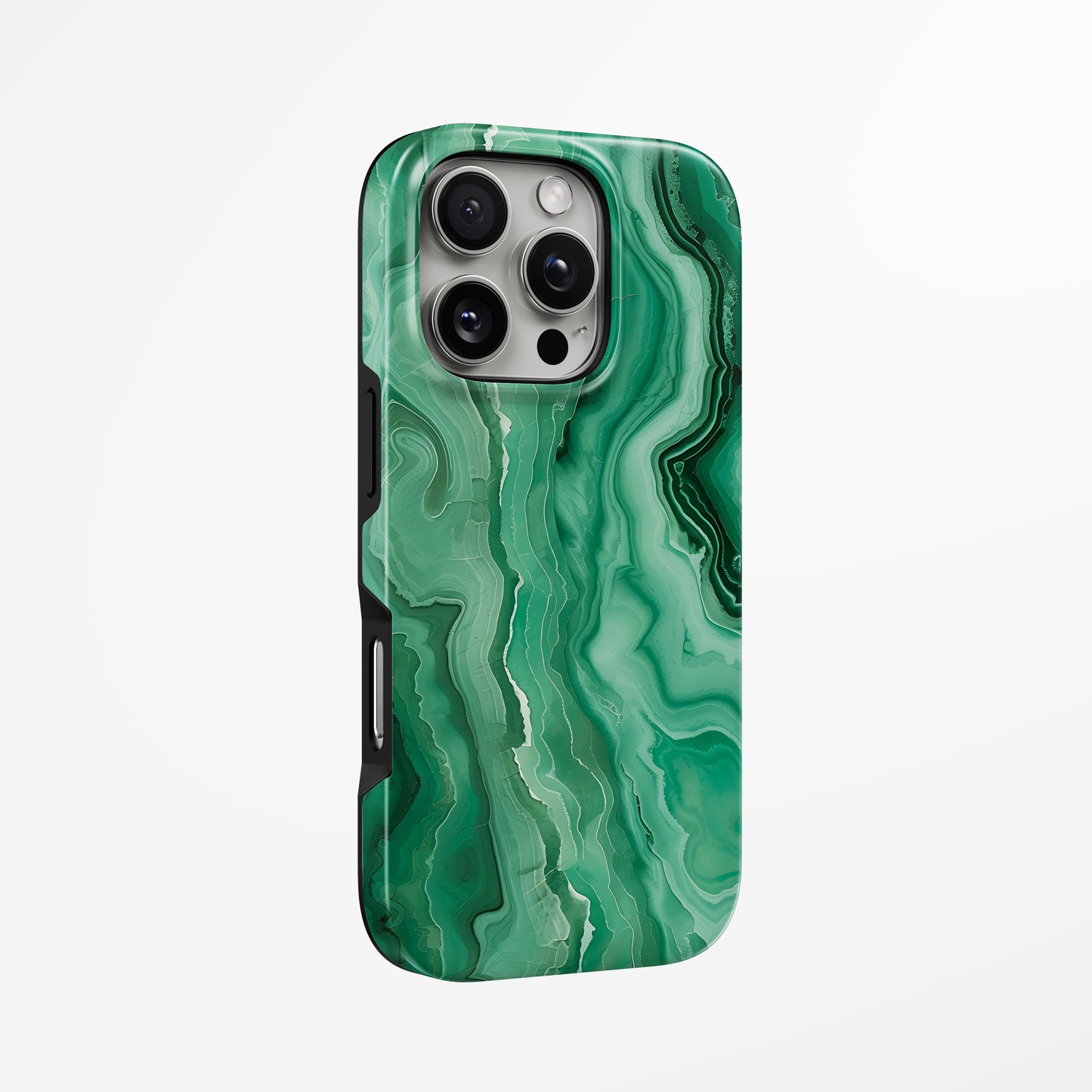 Unlock and capture buttons with  Leafy Cascade Magsafe Tough Iphone Case by Marivor