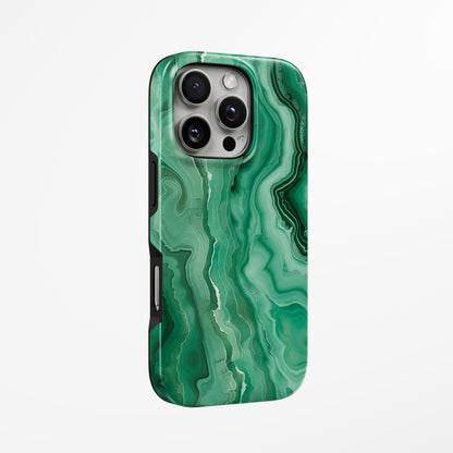 Unlock and capture buttons with  Leafy Cascade Magsafe Tough Iphone Case by Marivor