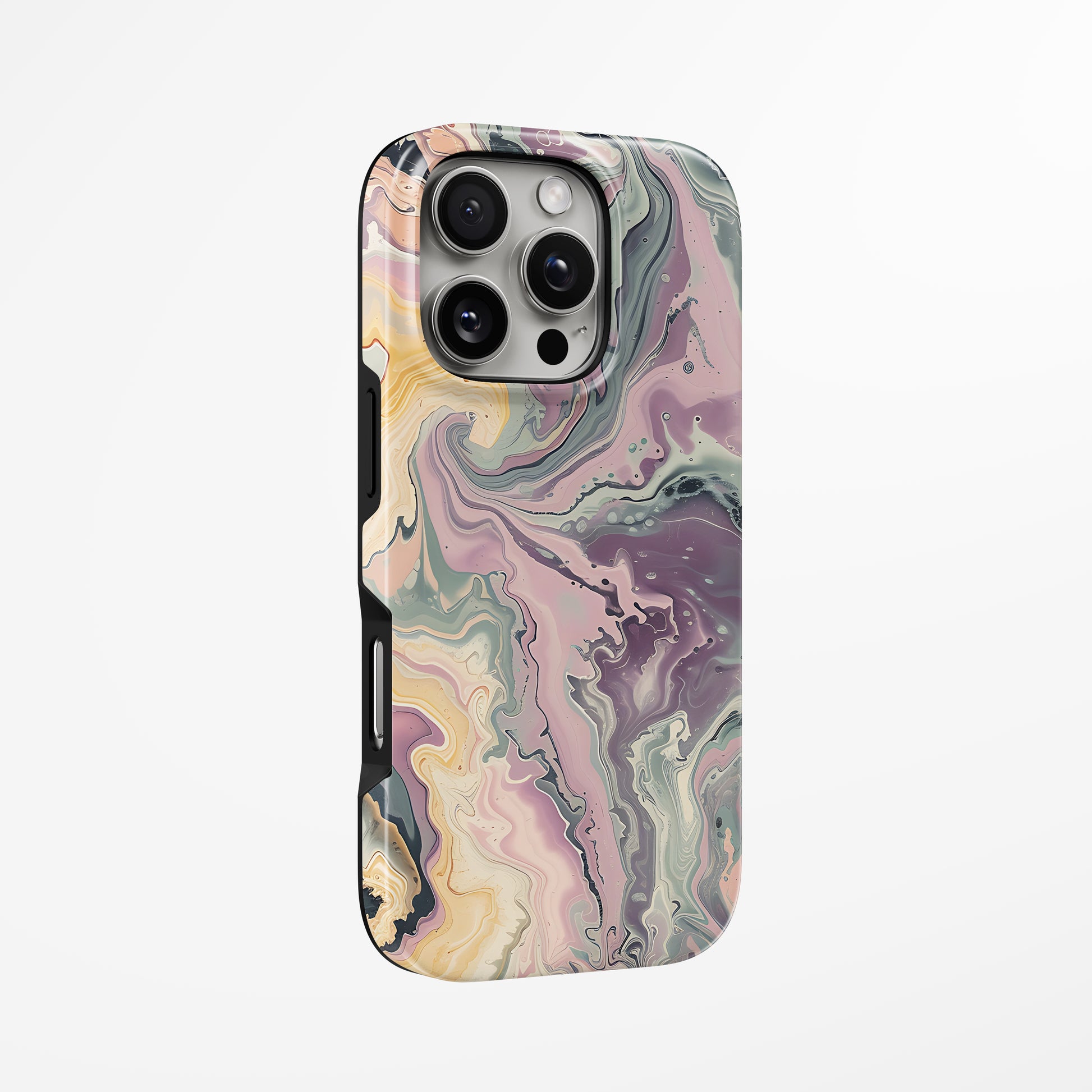 Unlock and capture buttons with  Mystic Haze Magsafe Tough Iphone Case by Marivor
